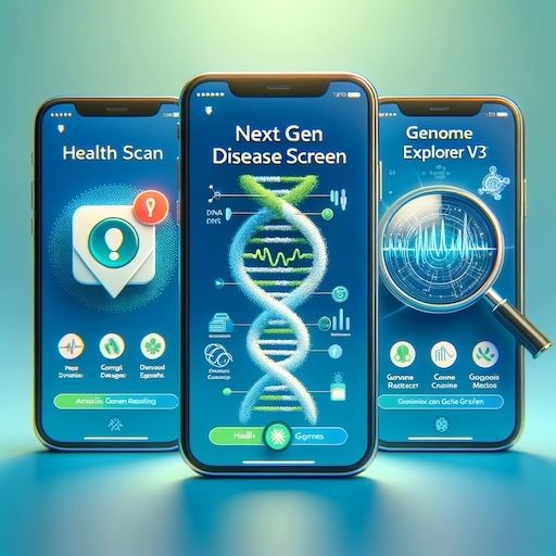 Sequencing Apps: Health Scan, Next-Gen Disease Screen, Genome Explorer