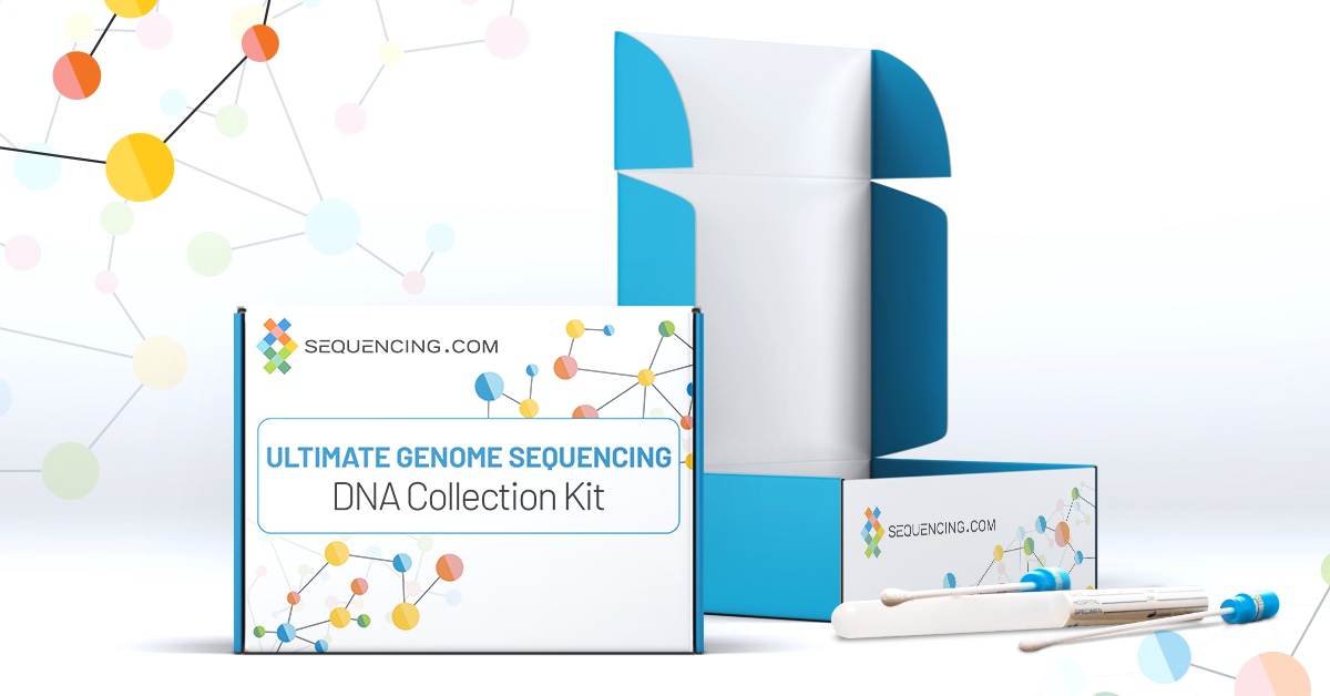 Whole Genome Sequencing + Ancestry & Health Analysis 399 Swab Collection Kit