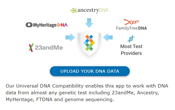 upload dna data