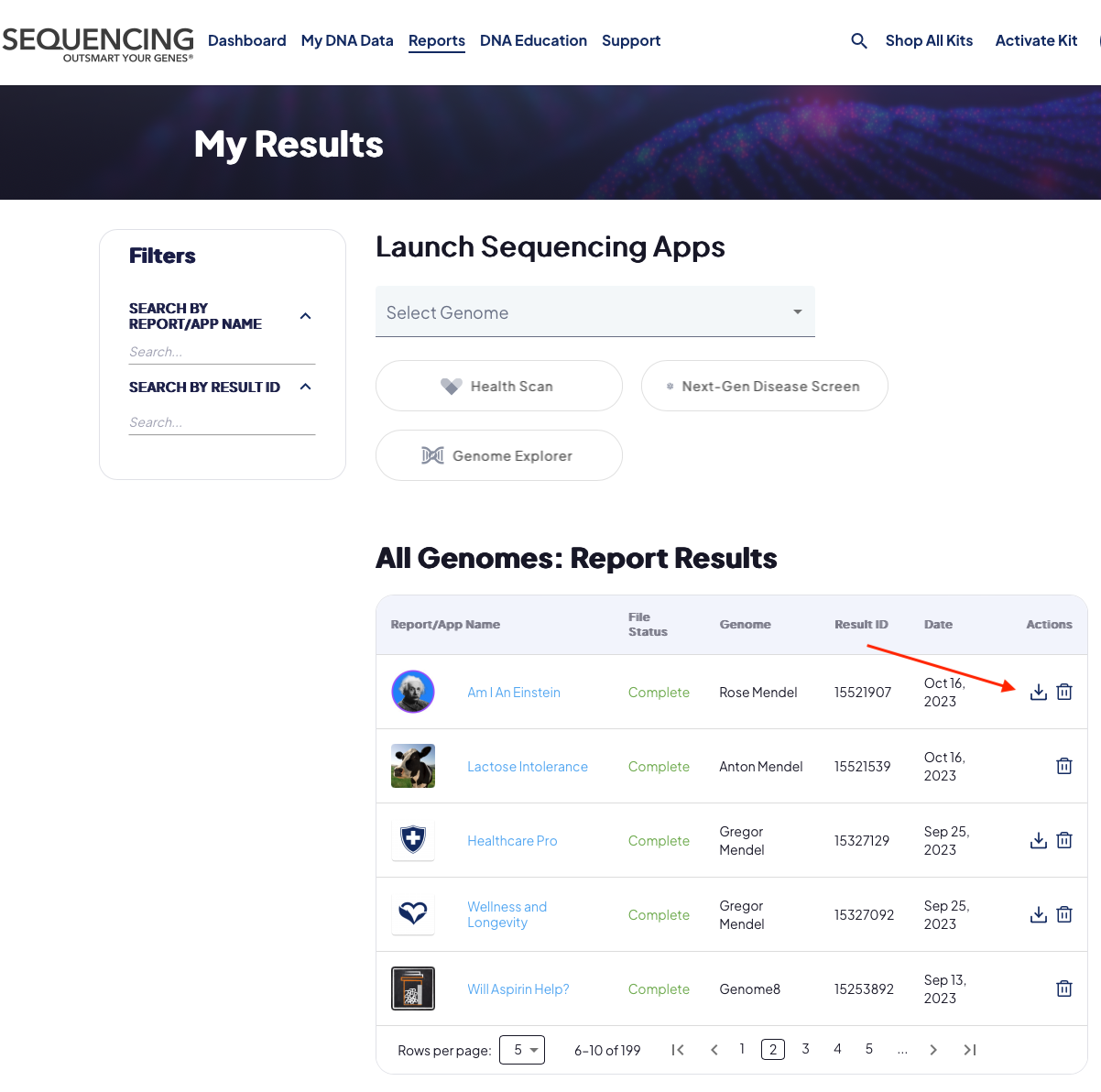 Report Download