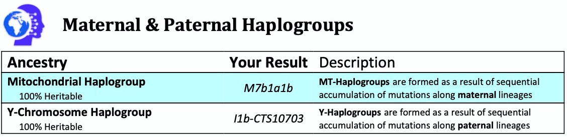 Genetic Ancestry With Haplogroups Sequencing Support